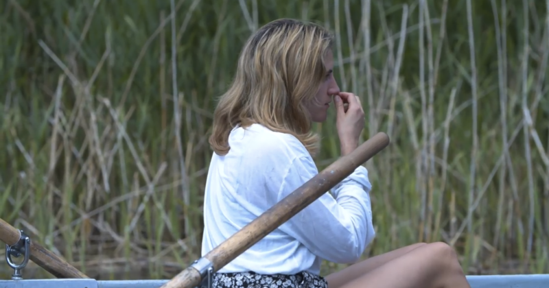 Aiko Shimotsuma, olfactory installaition oh Spring. At Schlachtensee, Berlin, 2021. Photo: Daphné Lejeune