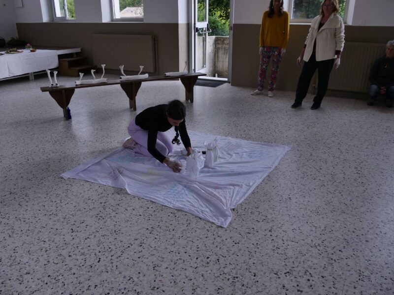 Performative activation, 2022, Credits: Louisa Faraud