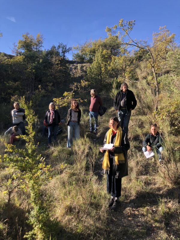 Lisa Hoffmann, un géorama, Performative walk, 2022