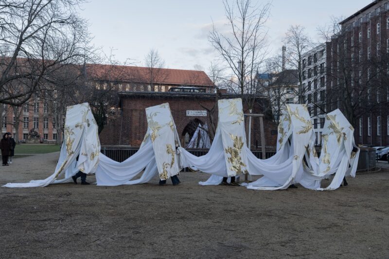 Stephanie Imbeau, Procession, Performative activation, 2023. Photo: Stephanie Imbeau