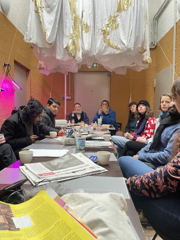 Sarnath Banerjee, Drawing Desire, Workshop, 2022. Photo: All rights reserved