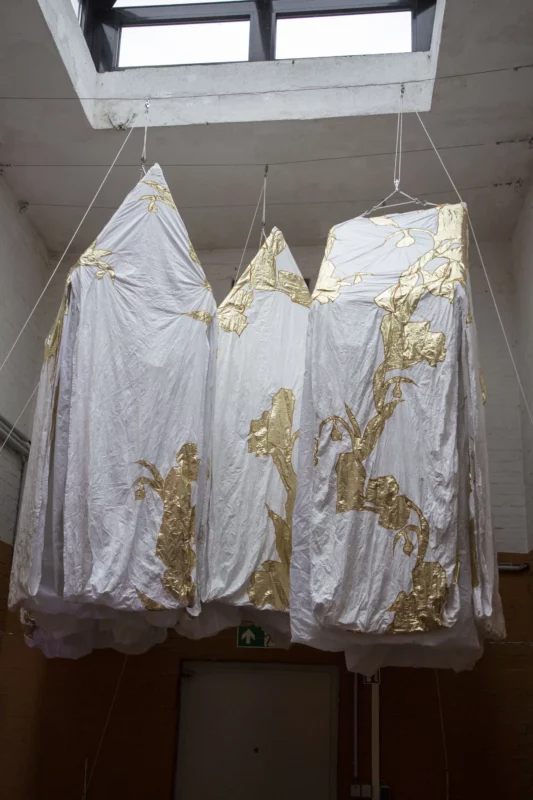 Stephanie Imbeau, Shifts (Procession), installation view, 2023. Photo: Juan Saez